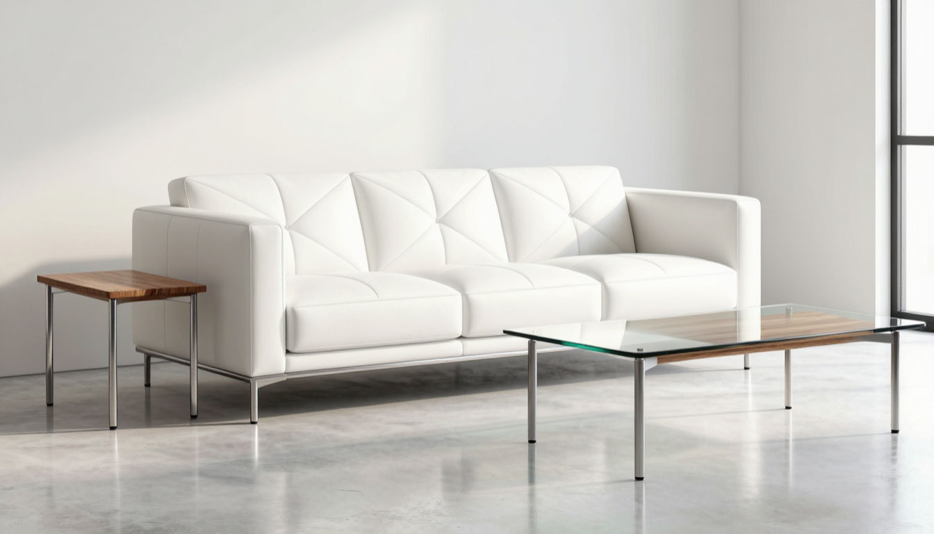 белый диван